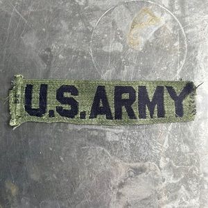 U.S. ARMY olive green tape patch